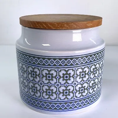 Buy Hornsea Tapestry Storage Jar Small 4.5in Vintage Ceramic Storage Canister 1970's • 11.99£