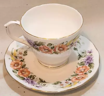 Buy Duchess Bone China Countryside Teacup And Saucer Floral England • 8£