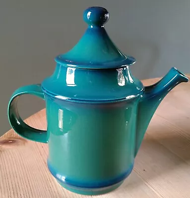 Buy Vintage Goebel Konigsee Green Blue Teapot Coffee Pot West German Pottery 70s • 25£