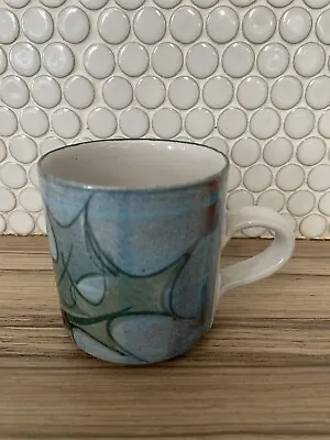 Buy The Tain Pottery - Scottish Tartan And Thistle Blue Green Red Mug • 15£
