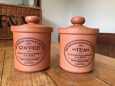 Buy Henry Watson Pottery Tea & Coffee The Original Suffolk Canister • 30£