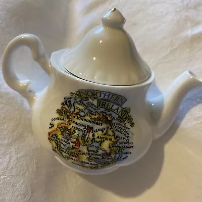 Buy Northern Ireland Crested Ware Mini Teapot BSK China • 5£