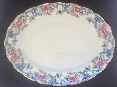 Buy Oval Platter 13.5”  Royal Doulton Booths Floradora The Majestic Collection 1981 • 69.99£