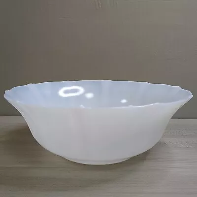 Buy Vintage White Glassware Antique Serving Bowl • 16.59£