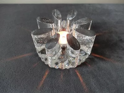 Buy 1970’s/Retro, German, Geog Shütte, Lead Crystal, Sculptural Candle Holder/Trivet • 27.50£