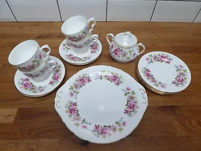Buy Vintage Royal Kent Bone China Tea Set In Rare Floral Pattern 14pcs • 40£