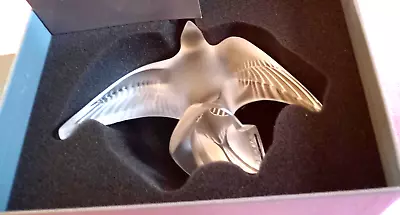 Buy Lalique Wonderful Swallow In Flight Heavy Beautiful Piece New Gift Of Love Boxed • 395£