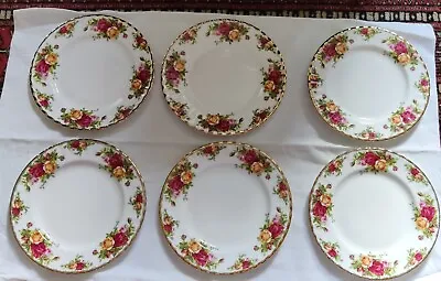 Buy Royal Albert China Old Country Roses 6 X Dessert/Salad Plates 21 Cm 2nd Quality • 18£
