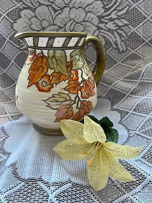 Buy Crown Ducal Charlotte Rhead Golden Leaves 6.25” Jug Very Good Condition Signed • 45£