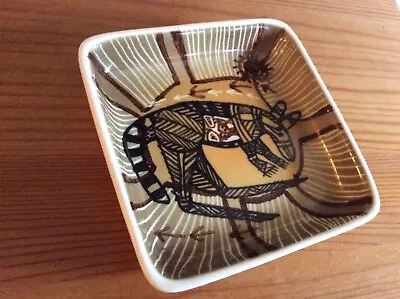 Buy Vintage Studio Anna Australian Pottery Pin Dish Handpainted Aboriginal Art • 11.50£