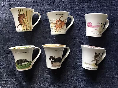 Buy Hudson & Middleton  Magnificent Moggies” - Set Of 6 Mugs By Anna Danielle 2004 • 54£