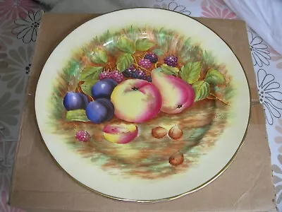 Buy Aynsley -  Orchard Fruits  - Dinner Plate - Signed N. Brunt • 25£