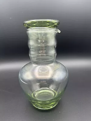 Buy Vintage 1940's Dunbar Green Glass Tumble Up Bedside Water Cup And Carafe • 33.05£