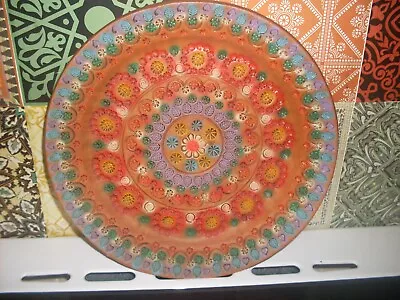 Buy Vintage Clay Handpainted Spanish Large Plate. Ceramica Marquez • 15£