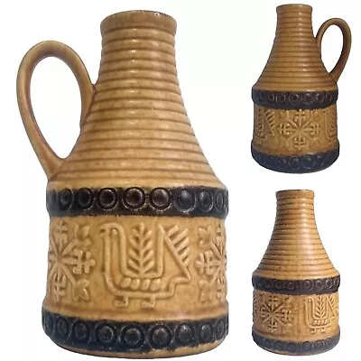 Buy West German Pottery Vase Bay Keramik 65-17  1970s Bird Snowflake Mid-century • 45£
