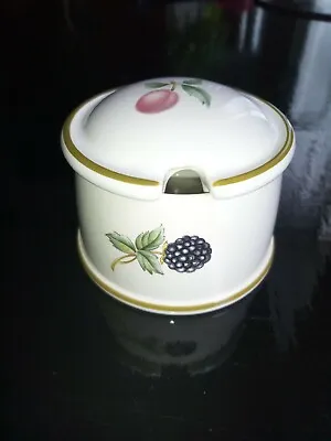Buy Wedgewood Mustard Pot Oven To Table Ware. Various Fruits. H.4.5 Cm. Dia. 6 Cm.  • 4.50£