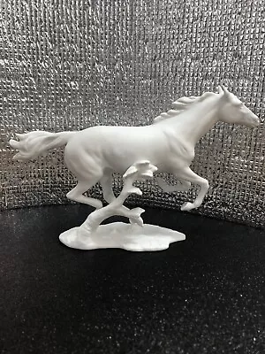 Buy Kaiser White Bisque Porcelain Racing Horse Figurine By G. Bochmann • 215.78£