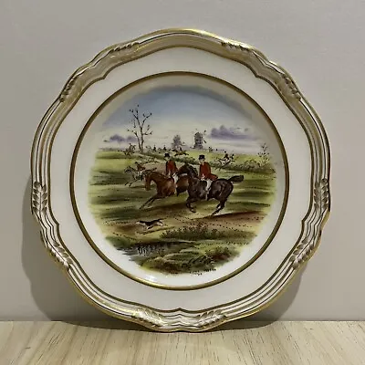 Buy Spode Copeland Full Cry 6 Bone China Gold Edge Side Plate Made In England Hunt • 9.99£