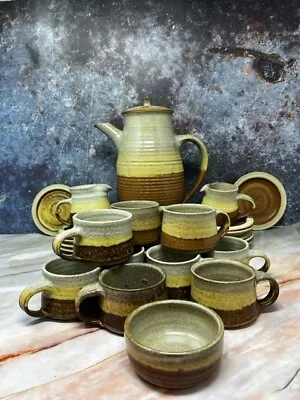 Buy Canterbury Pottery Full Studio Pottery Coffee Service (545) • 120£