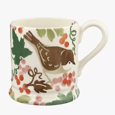 Buy Emma Bridgewater Pottery - Winter Bryony X Birds  - 1/2 Pint Mug New First • 23.95£