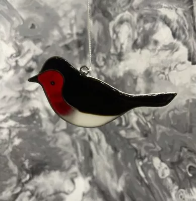 Buy British Birds Stained Glass Effect Suncatcher Spinner Blue Tit Robin Kingfisher • 9.95£