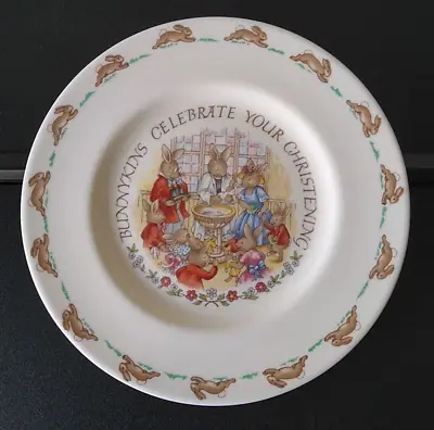 Buy Royal Doulton English Fine Bone China Bunnykins Christening Plate - 8  • 7.99£