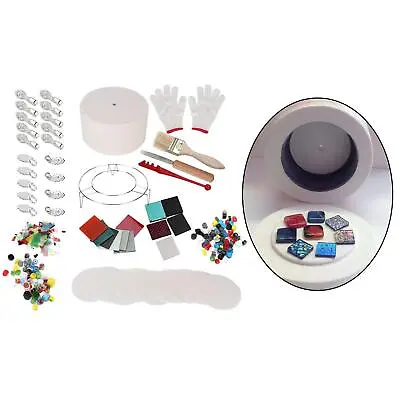 Buy Small Microwave Kiln Kits Set Glass Fusing For Jewelry Making Tools Glass • 57.46£