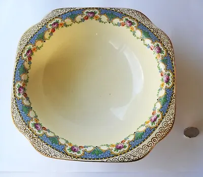 Buy Art Deco Royal Staffordshire Pottery A.J. Wilkinson Honeyglaze 9  Serving Bowl • 12.99£