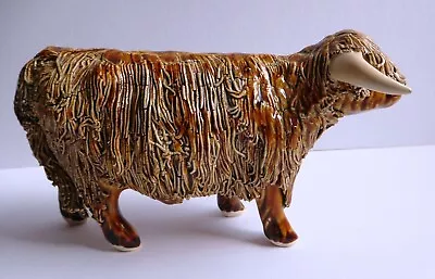 Buy Vintage Castle Wynd Pottery Highland Cow • 22£