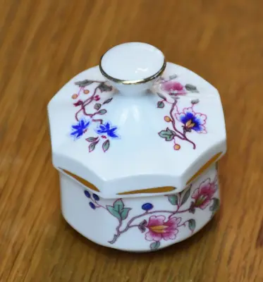 Buy Vintage Hammersley Bone China Floral Trinket Box • 10£