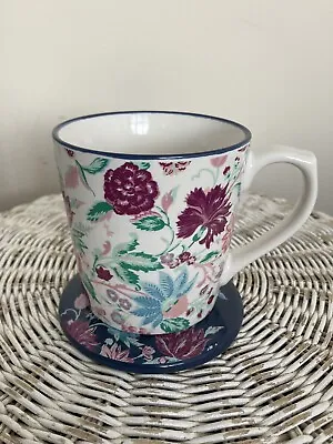Buy Laura Ashley Fine China Floral Coffee Mug And Coaster. MR18253 • 5£
