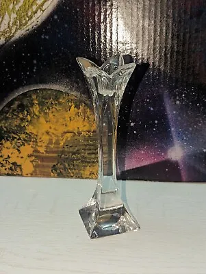 Buy Vintage Bleikristall Lead Crystal 6  Candlestick Tulip Top - Germany - CHIPPED • 4.74£