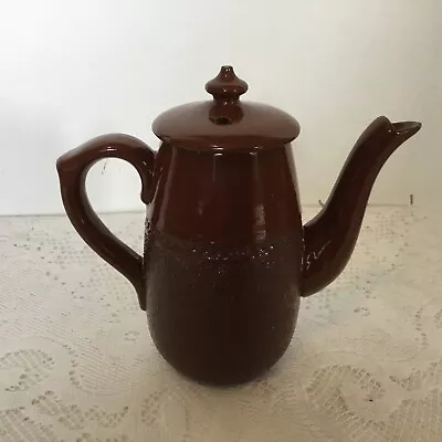 Buy Lovatt Langley Ware 6.5  Brown Glaze Tea Pot 0.5 Pints Langley Mill Derbyshire • 6.99£