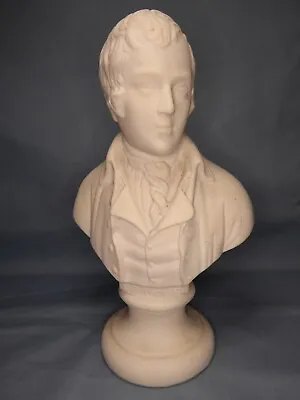 Buy Vintage Alabaster Bust Of Robert Burns By W H Goss/Parianware On Marble Base • 30£