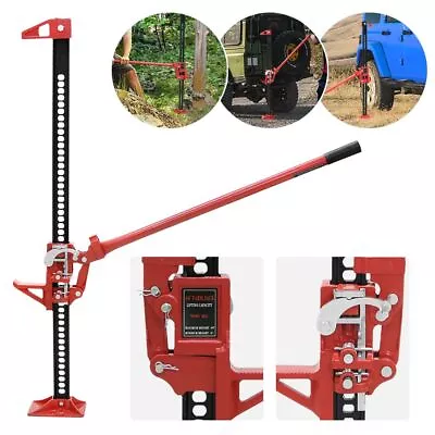 Buy 48  3 Ton High Lift Recovery Ratchet Farm Jack Tractor Winch Hoist 4x4 Off Road • 59.99£