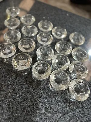 Buy A Quality Cut Glass Crystal Tea Light Holder • 3£