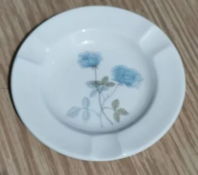 Buy 6. Vintage Wedgwood China 'Ice Rose' Pattern Small White Blue Floral Ashtray X 1 • 9£