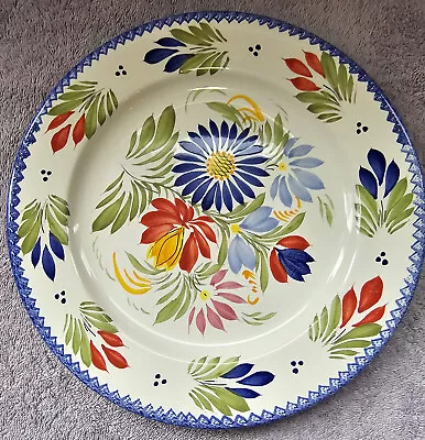 Buy Vintage Quimper France Plate. Hand-Painted French Studio Pottery. • 28£