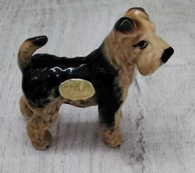 Buy Vintage Bone China Welsh Terrier Dog Figure Collectable Ornament Perfect • 1.99£
