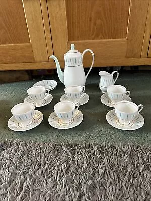 Buy Queen Anne Caprice 16 Piece Tea Set Coffee Cups And Coffee Pot Vintage • 19.99£