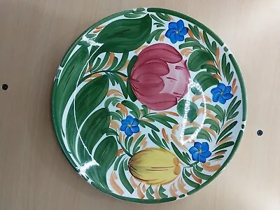 Buy Vintage Wade Royal Victoria  Plate Hand Painted Tulip Flowers Design 24cms  • 4.99£
