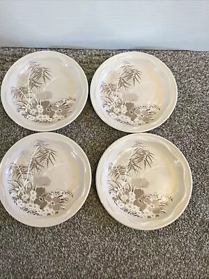 Buy 4 X Vintage Retro Poole Pottery Mandalay Pattern Side Plates 6.5 Inches Diameter • 8£