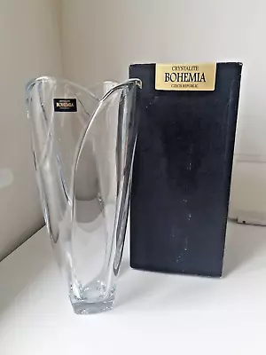 Buy Crystalite Bohemia Globus CrystalGlass Vase 30.5cm Tall Brand New In Box • 8.99£