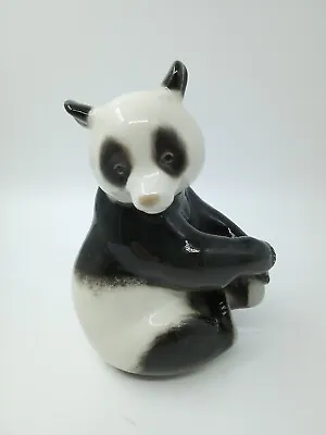 Buy Vintage Lomonosov Panda Figurine Ceramic Made In USSR • 11.66£