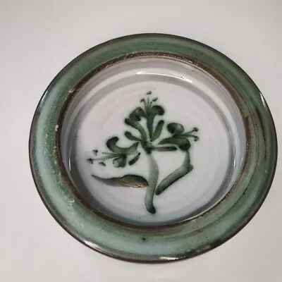 Buy Briglin Pottery - Small Dish Pot - Green Leaf Designs • 8.99£