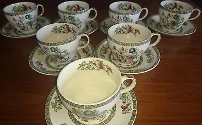 Buy Original 6x Johnson Bro Indian Tree Standard Cups And Saucers Pc Hand Painted  • 39.99£