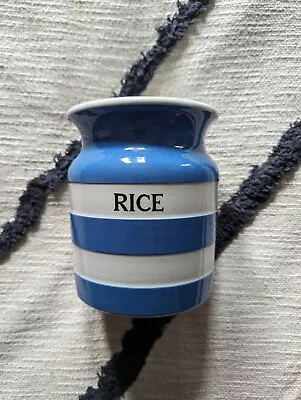 Buy T G Green Cornishware  Rice  Blue & White Vintage • 10£