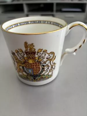 Buy Aynsley Bone China Silver Jubilee Mug Cup History Of Kings & Queens • 8.99£