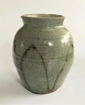 Buy 1970's Studio Pottery Vase Signed ‘MR’ • 29£