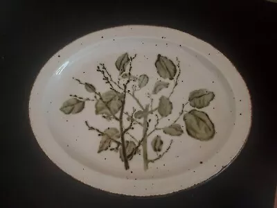 Buy Midwinter Stonehenge Green Leaves Oval Platter/Plate, 13  X 11  . • 14.99£